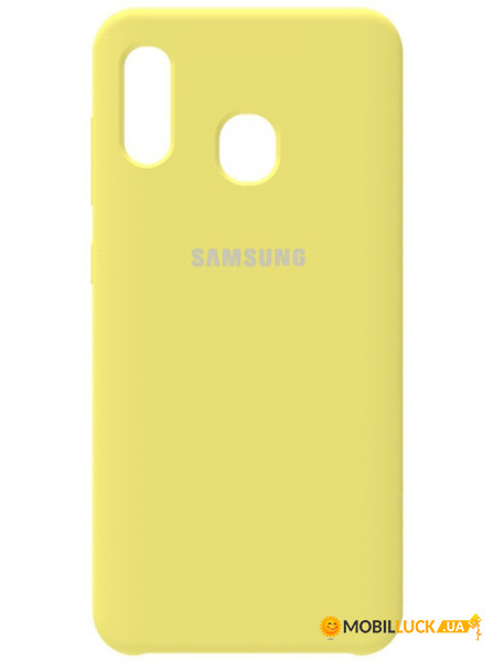 - Samsung Silicone Case Galaxy A20/A30 Lemon Yellow