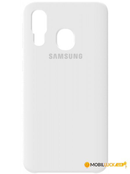 - Samsung Silicone Case Galaxy A40 White