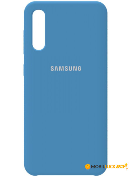 - Samsung Silicone Case Galaxy A50 Navy Blue