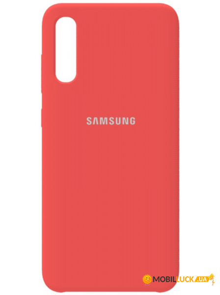 - Samsung Silicone Case Galaxy A70 Peach Pink