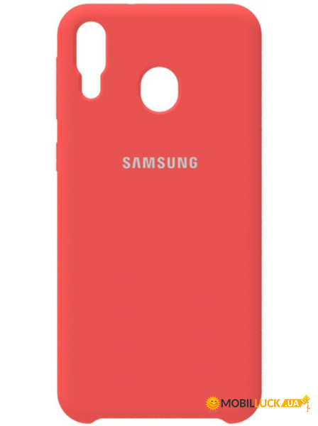 - Samsung Silicone Case Galaxy M20 Peach Pink