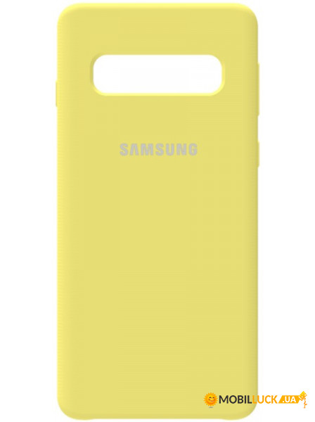 - Samsung Silicone Case Galaxy S10 Lemon Yellow