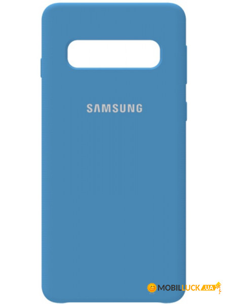- Samsung Silicone Case Galaxy S10 Navy Blue