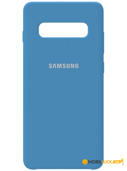 - Samsung Silicone Case Galaxy S10+ Navy Blue