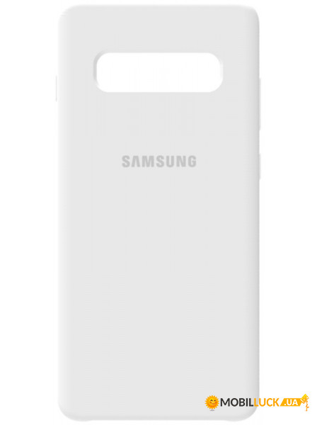 - Samsung Silicone Case Galaxy S10+ White