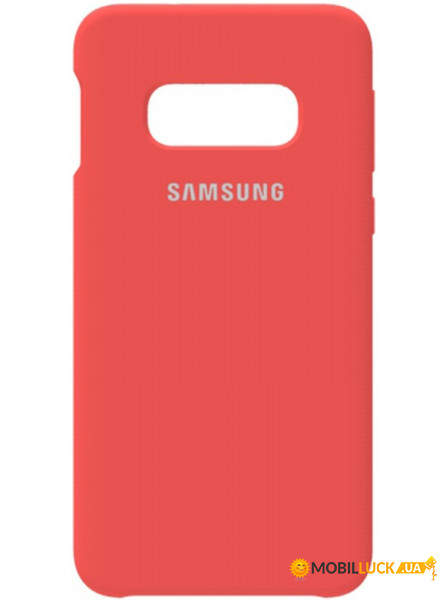 - Samsung Silicone Case Galaxy S10e Peach Pink
