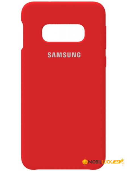 - Samsung Silicone Case Galaxy S10e Rose Red