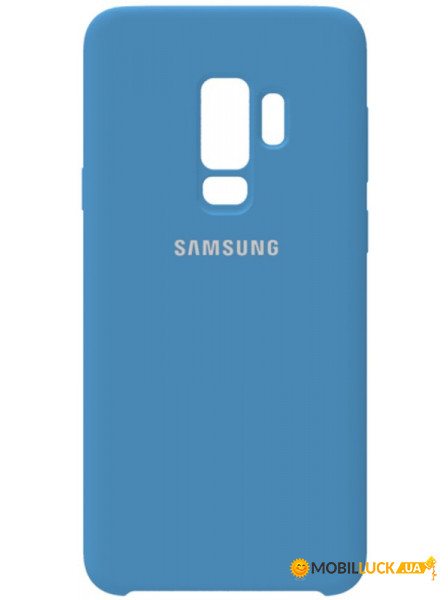 - Samsung Silicone Case Galaxy S9+ Navy Blue