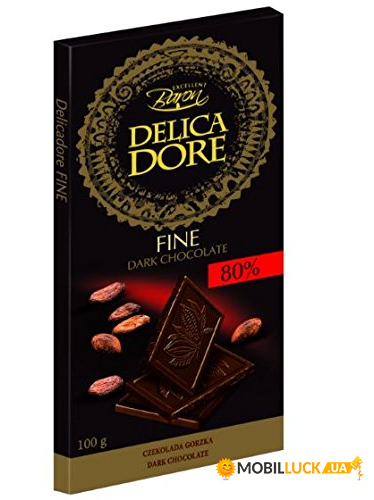  Baron Delicadore Dark Chocolate 80%  100  (485649)