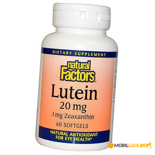    Natural Factors Lutein 20 30 (72406001)