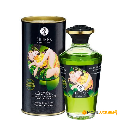    Shunga Aphrodisiac Warming Oil Exotic green tea 100 