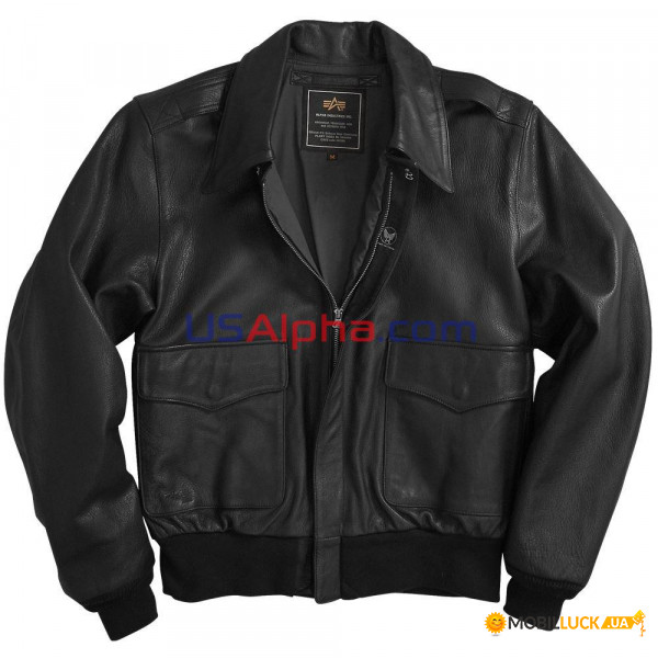  Alpha Industries A-2 Leather // 2XL 