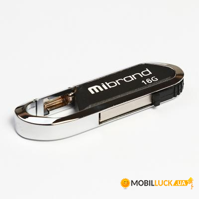 USB   Mibrand 16GB Aligator Black USB 2.0 (MI2.0/AL16U7B)