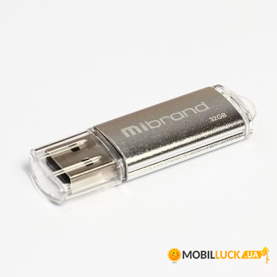 USB   Mibrand 32GB Cougar Silver USB 2.0 (MI2.0/CU32P1S)