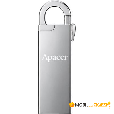 USB   Apacer 64Gb AH13A Silver USB 2.0 (AP64GAH13AS-1)