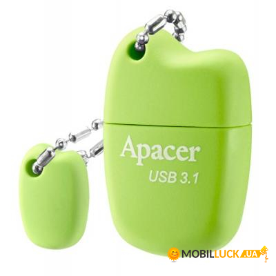 USB   Apacer 16GB AH159 Green USB 3.1 (AP16GAH159G-1)