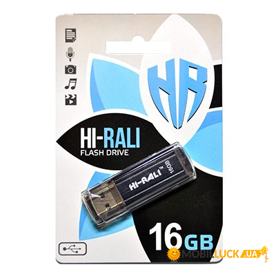  USB 16GB Hi-Rali Stark Series Black (HI-16GBSTBK)