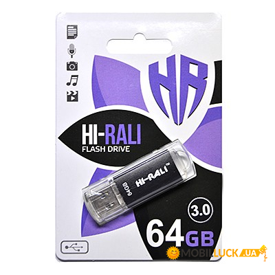   HI-RALI Rocket series 64Gb Black (HI-64Gb3VCBK)