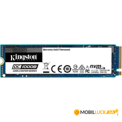   SSD M.2 Kingston DC1000B 480GB NVMe PCIe 3.0 4x 2280 (SEDC1000BM8/480G)