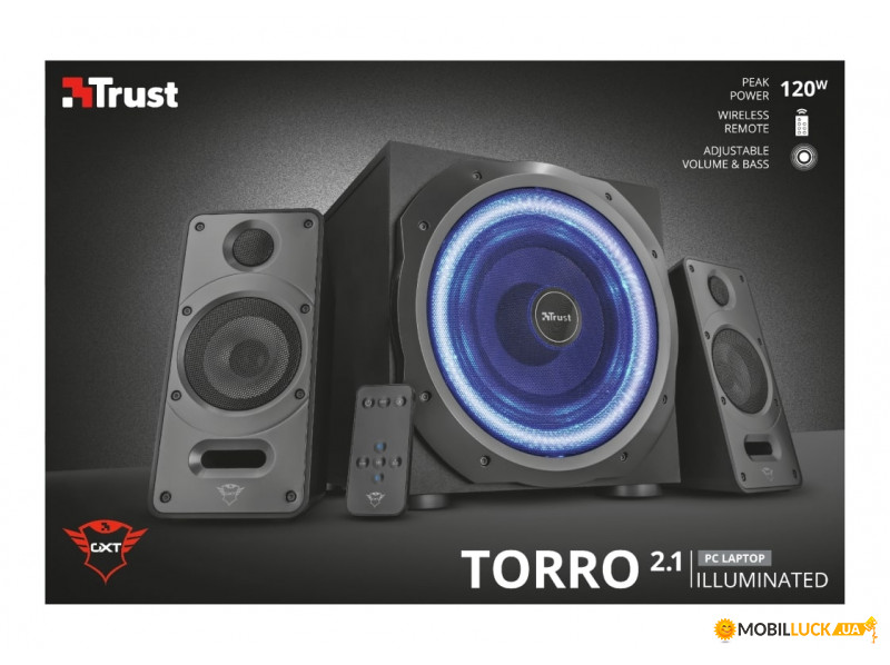 trust wireless 2.1 speaker set