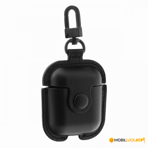  Usams US-BH475 Leather Case For AirPods Black BH475AP01