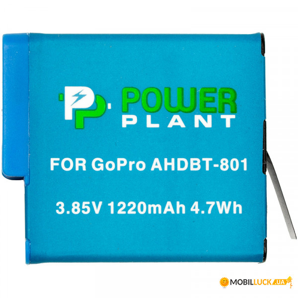  PowerPlant GoPro AHDBT-801 1220mAh 