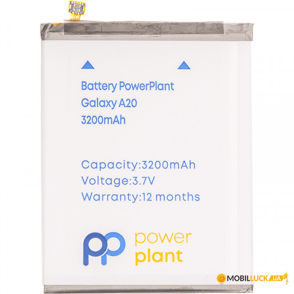  PowerPlant Samsung Galaxy A20 (EB-BA505ABN) 3200mAh