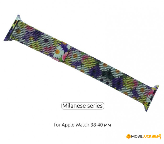   Armorstandart Milanese Loop  Apple Watch 38mm 40mm Flowers Daisy (ARM52965)