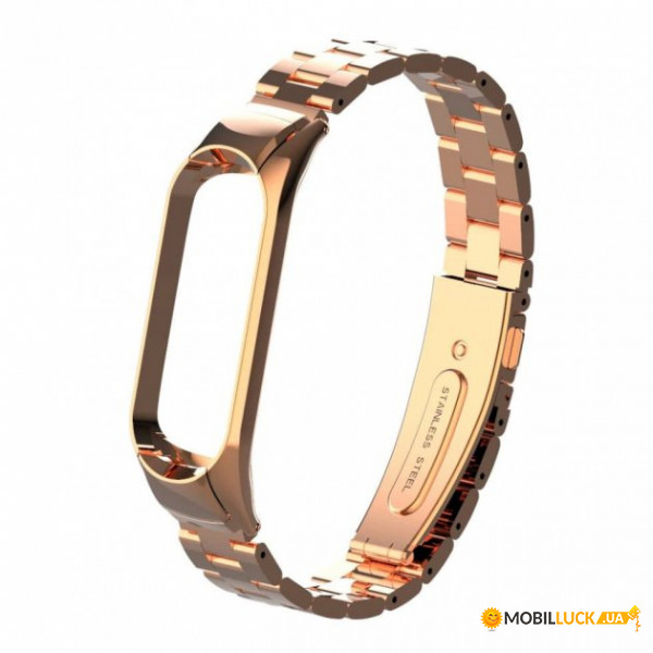  Stainless Stell  Xiaomi MI Band 5/6 (Rose gold)