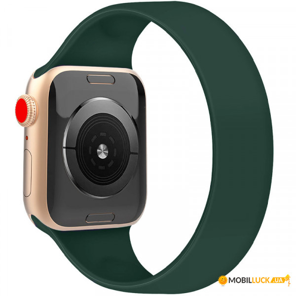  Epik Solo Loop  Apple watch 42mm/44mm 163mm (7)  / Pine green