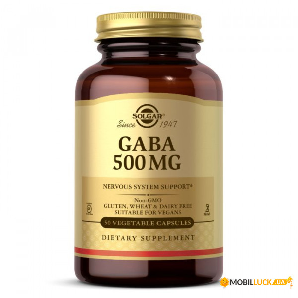  Solgar GABA 500 mg 50  (CN5972)