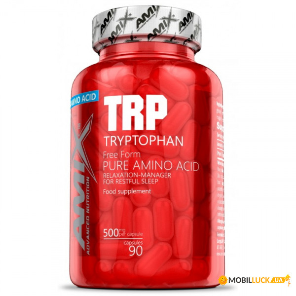  Amix Nutrition L-Tryptophan 1000 mg 90 