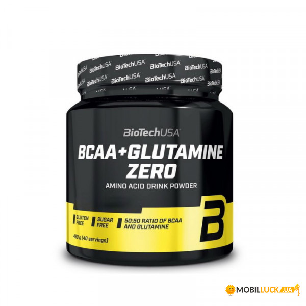  BioTech USA Nutrition BCAA+Glutamine Zero 480   