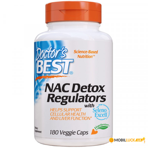  Doctor's Best NAC Detox Regulators 180  (CN5333)