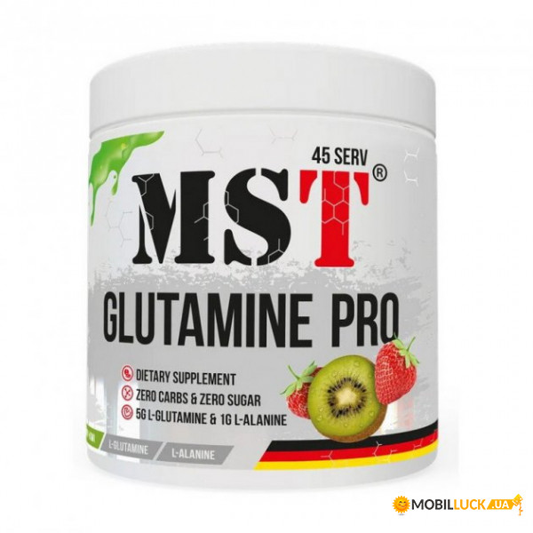  MST Glutamine Pro zero 315 g strawberry-kiwi