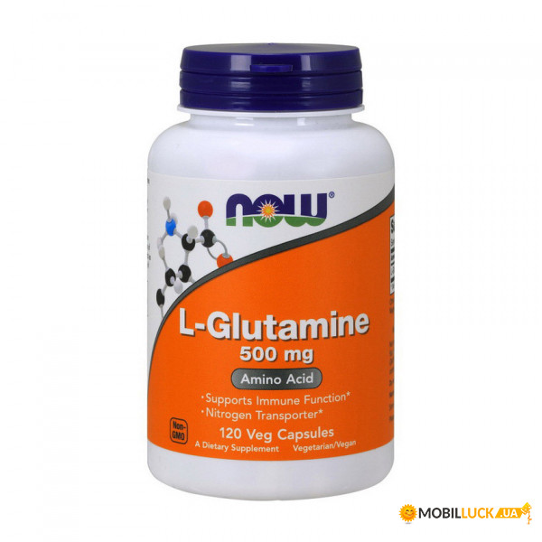  NOW L-Glutamine 500 mg 120 caps