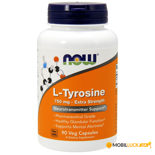  NOW L-Tyrosine 750 mg 90   
