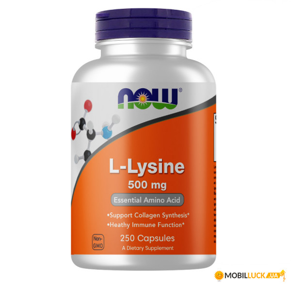  Now Foods L-Lysine 500 mg 250  (CN4382)