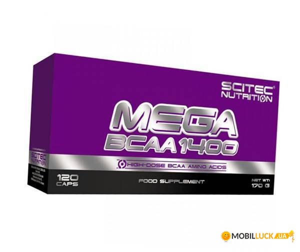  Scitec Nutrition Mega BCAA 1400 120 caps