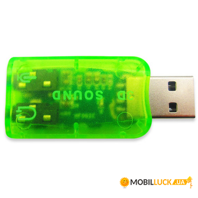   Dynamode USB 6(5.1) green (USB-SOUNDCARD2.0 green)