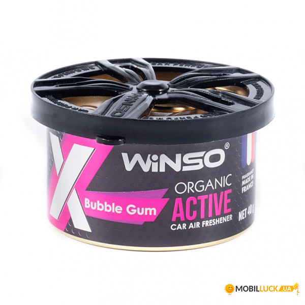 Winso X Active Organic Bubble Gum, 40g