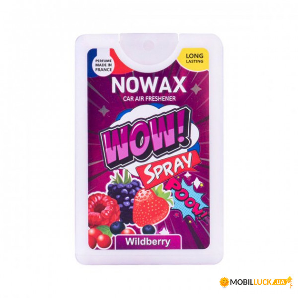      WOW Spray 18 ml - Wildberry (24/) NOWAX (NX00145)