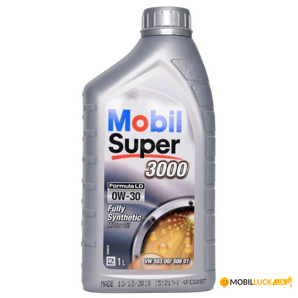   Mobil Super 3000 Formula LD 0W-30 1  (Mob 6-1)
