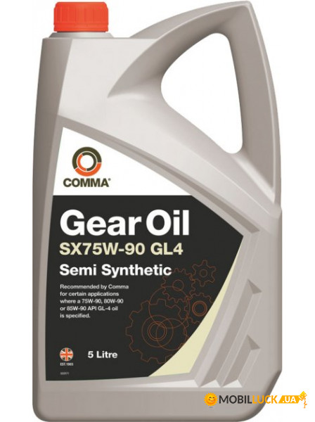   Comma GEAR OIL SX75W-90 GL4 5 SXGL45L