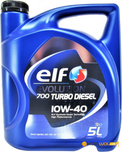   Elf Evolution 700 Turbo Diesel 10W-40 5L (x3) ELF (216672)