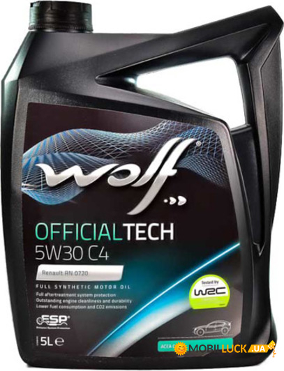   Wolf OfficialLTech 5W-30 C4 5  (8308512)