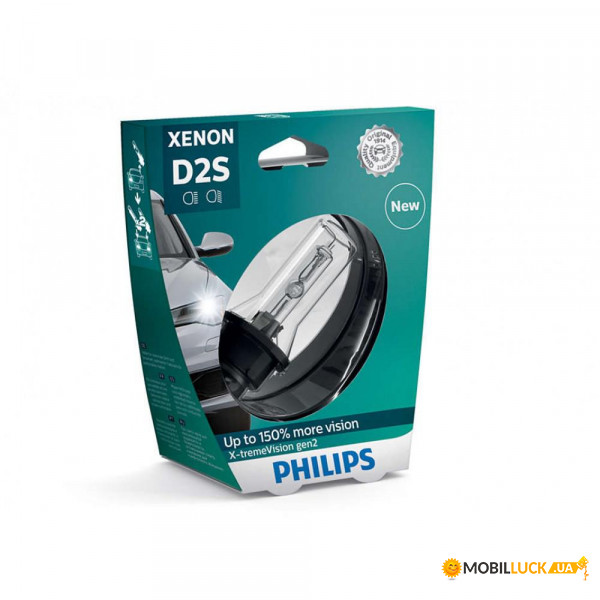   Philips D2S X-tremeVision gen2 85122 XV2 S1 +150