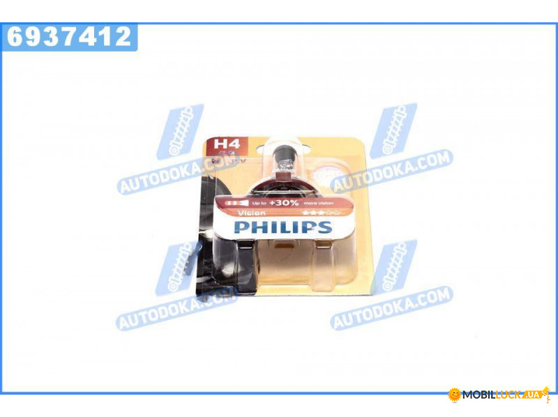   Philips H4Premium12V 60/55W P43t-38 (12342PRB1)