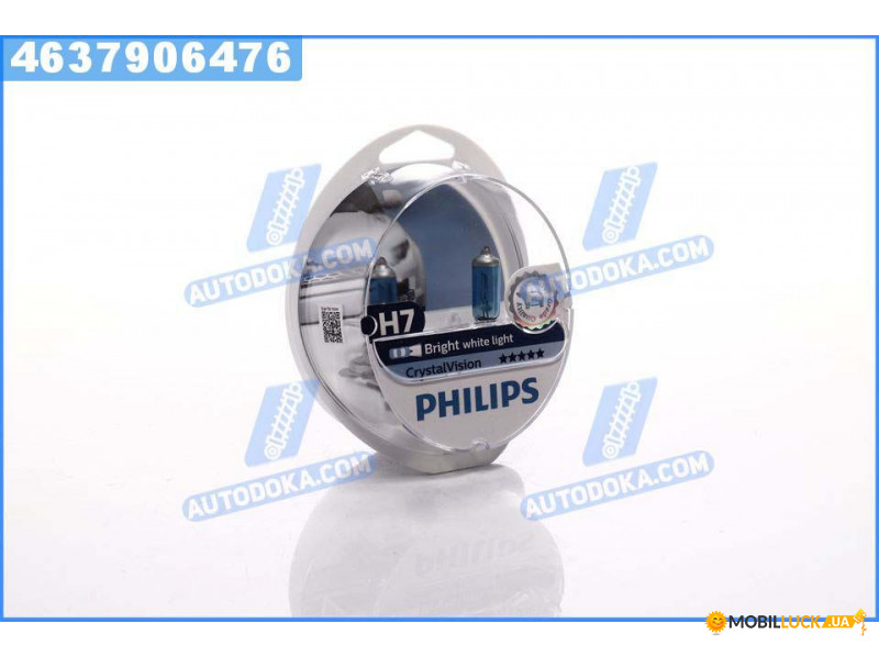  Philips  H7 12V 55W PX26d Cristal Vision + 2x W5W 4300K (4637906476)