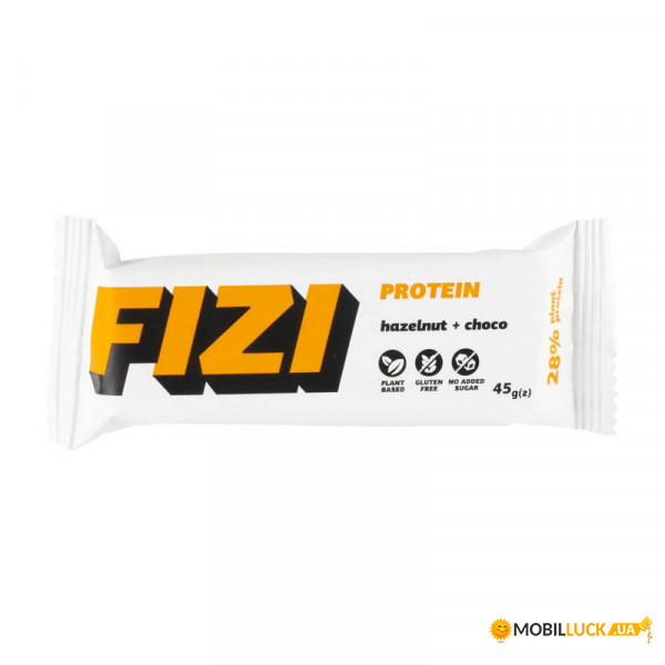  Fizi Protein Bar 45 g hazelnut + choco